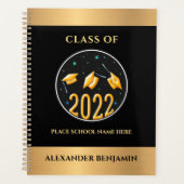2022年大学院生シニアパーソナライズのクラス プランナー手帳 (正面)