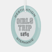 2022年女子旅カスタム ガラスオーナメント (正面左)