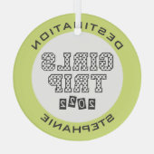 2022年女子旅 女子だけの週末バケーション オーダーメイド ガラスオーナメント (裏面)