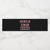 2022年女子旅 週末の休暇 ペットボトルラベル (シングルラベル)