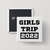 2022年女子旅 週末の休暇 缶バッジ (正面&裏面)