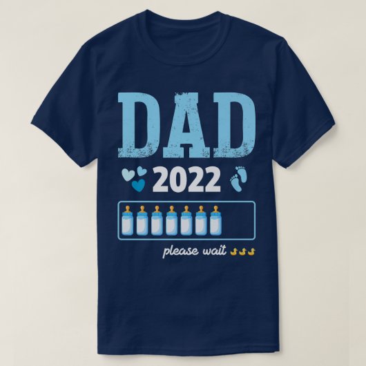 2022年妊娠アナウンスメンおもしろいトの性別を明かす Tシャツ (デザイン正面)