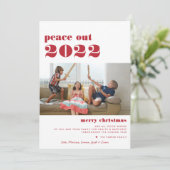 2022年平和 | Merry Christmas Holiday Photo シーズンカード (スタンド正面)