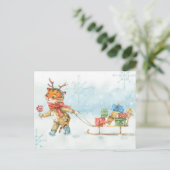 2022年年新月葉書 ポストカード (スタンド正面)