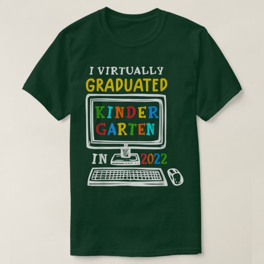 2022年幼稚園を卒業 Tシャツ (デザイン正面)