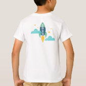 2022年幼稚園ロケット搭載船の爆破 トライブレンドＴシャツ (裏面)