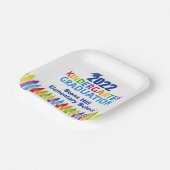 2022年幼稚園卒業カスタムパーティー ペーパープレート (傾斜あり)