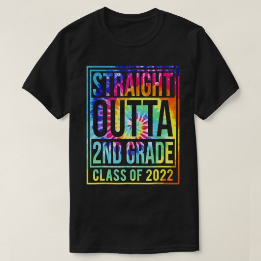 2022年度卒業の直進二等級生 Tシャツ (デザイン正面)