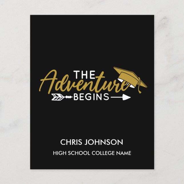 2022年度卒業アナウンスメントカードのBUDGETクラス (正面)