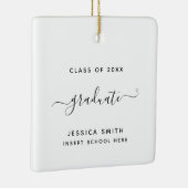2022年度卒業シンプルカスタム書 セラミックオーナメント (右)