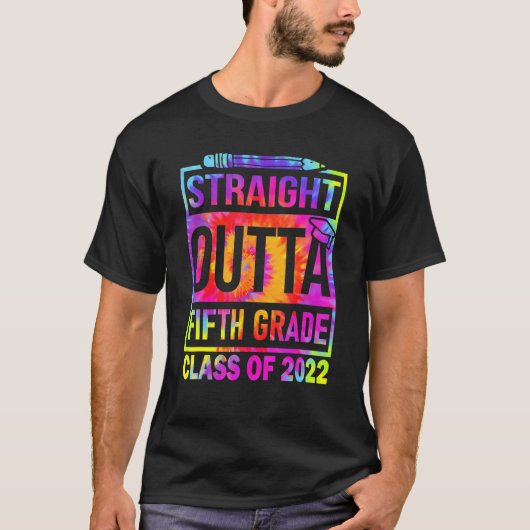 2022年度卒業ティイェストレートOutta 5位Gr Tシャツ (正面)