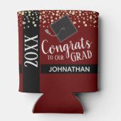 2022年度卒業パーティーのクラス 缶クーラー (裏面)