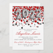 2022年度卒業パーティー招待状 招待状 (正面/裏面)