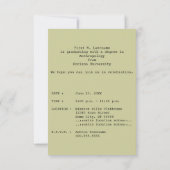 2022年度卒業証明書 招待状 (裏面)