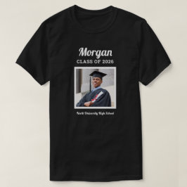2022年度 オーダーメイド ブラック 卒業写真 Tシャツ