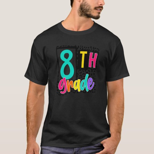 2022年度 第8学年 ヒョウの先生 第8学年 ヒョウ Tシャツ (正面)