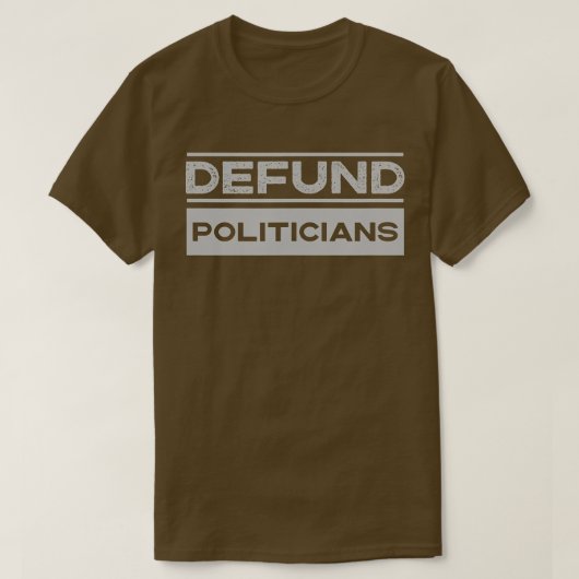 2022年政治税おもしろいアンチGの資金を取り消す Tシャツ (デザイン正面)