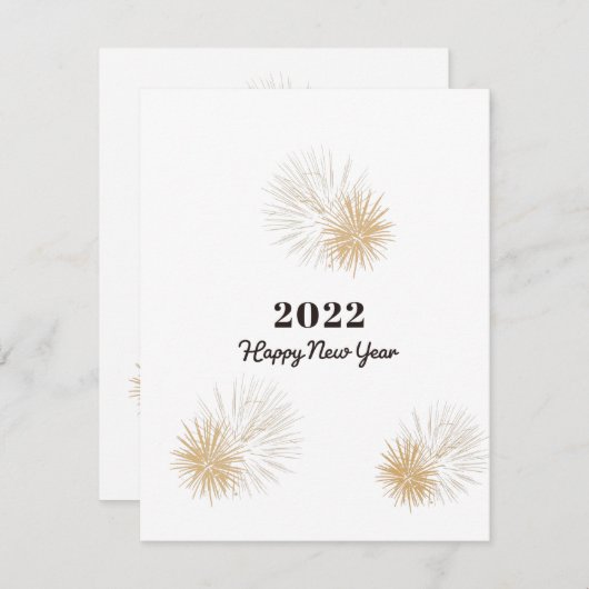 2022年新年おめでとう シーズンカード (正面/裏面)