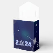 2022年新年おめでとう。雪片デザイン フェイバーボックス (オープン)
