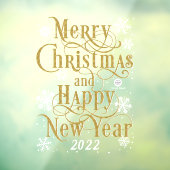  2022年新年のおめでとう ウィンドウサイン (シート3)