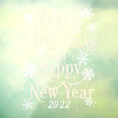  2022年新年のお目出度う ウィンドウサイン (シート3)