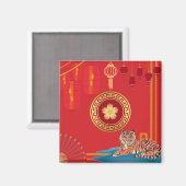 2022年旧正月 – 水タイガー磁石 マグネット (正面/裏面)