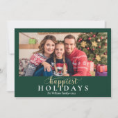 2022年最高に幸せなホリデーシーズンの写真クリスマス シーズンカード (正面)