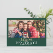 2022年最高に幸せなホリデーシーズンの写真クリスマス シーズンカード (スタンド正面)