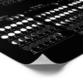 2022年月の満ち欠けポスター ポスター (角)