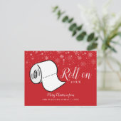 2022年正月のメリ転がス・クリスマスの名字 シーズンポストカード (スタンド正面)