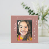 2022年正月シンプルの自然利根写真 カード (スタンド正面)