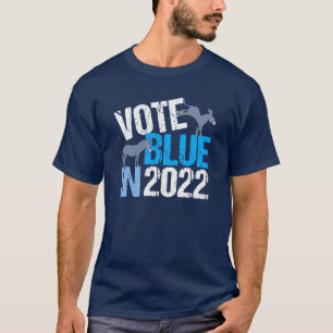 2022年民主党ドンキー中期選挙で青票 Tシャツ