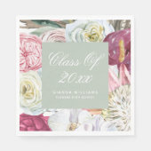 2022年水彩画フローラ卒業 スタンダードランチョンナプキン (正面)