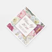 2022年水彩画フローラ卒業 スタンダードランチョンナプキン (角)