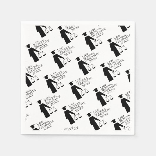 2022年法科卒業 スタンダードカクテルナプキン (正面)
