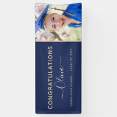 2022年海軍ブルー金ゴールド高等専門学校 横断幕 (縦)