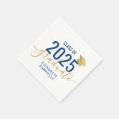 2022年海軍青金ゴールド卒業会 スタンダードカクテルナプキン (角)