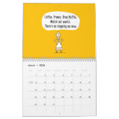 2022年漫画カレンダー「社会不安」 カレンダー (3月 2026)