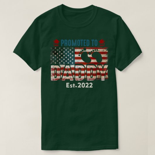 2022年父の日に初めて昇進 Tシャツ (デザイン正面)
