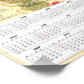 2022年紅茶時間カレンダー ポスター (角)