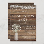 2022年素朴卒業ベビーズブレスファームハウス 招待状 (正面/裏面)