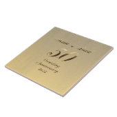 2022年結婚金50周年親 タイル (側面)