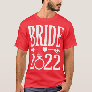 2022年花嫁2022年結婚したかわいいア結婚ノ Tシャツ