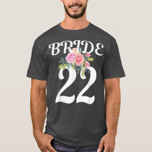 2022年花嫁 ウェディングパーティーまたはブライズパーティーE Tシャツ