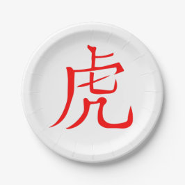 2022年虎の年 ペーパープレート