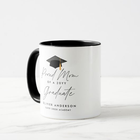 2022年誇りを持ったの卒業生の母 マグカップ (正面左)