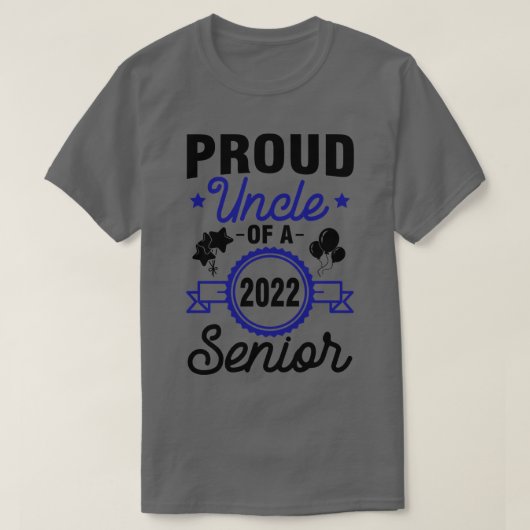 2022年誇りを持ったの高校の姪の叔父 Tシャツ (デザイン正面)