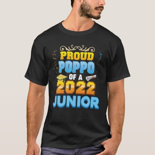 2022年誇りを持った中学校最後の日学校のポポ Tシャツ (正面)
