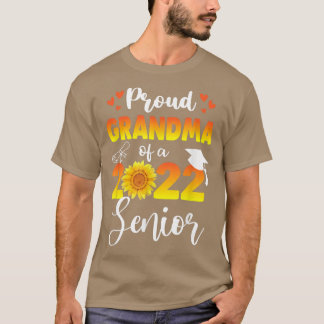 2022年誇りを持った先輩ひまわり院生のおばあちゃん Tシャツ