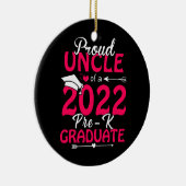 2022年誇りを持った前の卒業生のおじさん セラミックオーナメント (右)